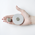 фото магнит для штор «вулканический камень» ø7 см для л/с/т веса с леской 30 см светло-серый в интернет-магазине Олексдеко