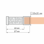 Наконечник «Трезано» (20х20 ХМ)