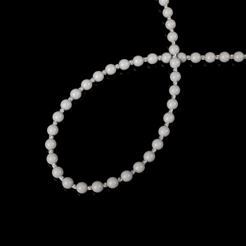 Цепь управления пластиковая 4,5х6,0 мм Серая (На отрез)