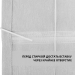Римская штора белый подъем. мех. инд. размер «Лен» Молочно-кремовый («Вена»)