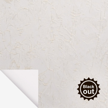 Ткань для рулонных штор коллекция «Шелк Blackout» Жемчуг