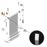 Платформа для скотча «Мини» Besta (Белая)