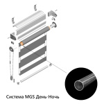Труба ø25 мм алюминиевая L=6 м для рулонной шторы