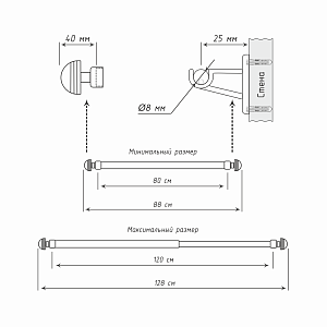 изображение мини-карниз «тоди» на olexdeco.ru