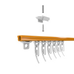 Профиль «Римини» (На отрез L= 6 м Белый)