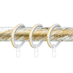 Кольцо 25 круглое с пластиком и крючком упак. 10 шт (БЗА)