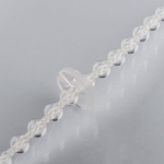 Стопорное кольцо к цепи управления 4,5х6 мм прозрачное (Пластик)