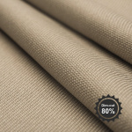 Римская штора «День-ночь» черный подъем. мех. «Монро» Dim-out Бежевый («Твинс One Touch» L=120 см H=170 см)