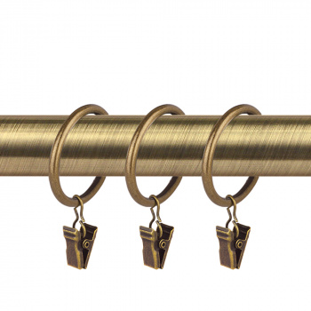 изображение кольцо 25 круглое с зажимом упак. 10 шт на olexdeco.ru