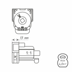 Привод вращения «Милан» LS (Черный)