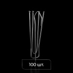 Крючок для штор 4 рожка 77 мм упак. 100 шт (Металл)