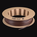 Уплотнитель стального Z-образного отвеса Коричневый