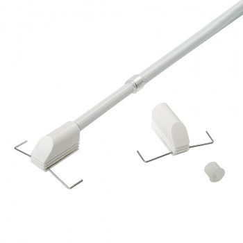 изображение карниз-кафе «спринг» белый на olexdeco.ru