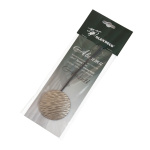 Клипса магнитная «Аванти» ø6 см для легкого и среднего веса штор на кожаном шнуре 38 см (ХМ)