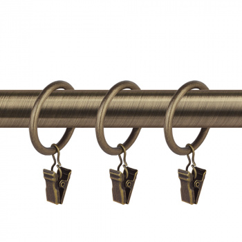 Кольцо 19 круглое с зажимом упак. 10 шт (П)