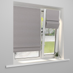 Римская штора «Тулон» индивидуальный размер «Валенсия» Blackout Серый