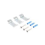 Трехрядный потолочный алюминиевый карниз «Прага» Черный (300-3 ролик)