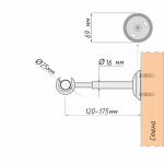 Кронштейн «Телескоп I 25» (ХМ)
