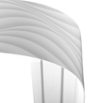 фото декоративная планка багетная «волна» белый в интернет-магазине Олексдеко