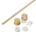 Карниз-кафе «Аризона» латунь (12 мм 85-135)