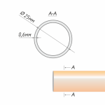 Труба гладкая 25 мм (А 180)