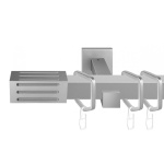 Однорядный стеновой карниз для штор «Антарес» (20 ХМ 240)
