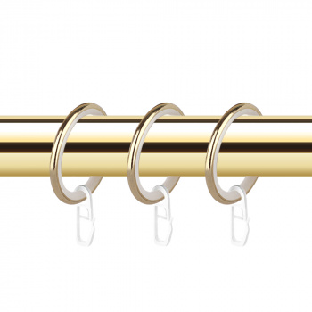 Кольцо 25 круглое с пластиком и крючком упак. 10 шт (З)