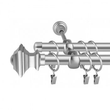 Двухрядный стеновой карниз для штор «Верди» (19 ХМ 200)