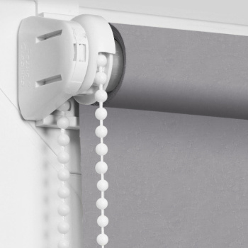 Рулонная штора «Мини» Шелк/Серый 