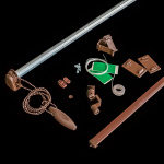 Механизм для рулонной шторы «Мини» коричневая