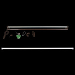 Механизм для рулонной шторы «Мини День-Ночь» коричневый (компл. Besta)