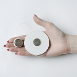 фото магнит для штор «вулканический камень» ø7 см для л/с/т веса с леской 30 см белый в интернет-магазине Олексдеко