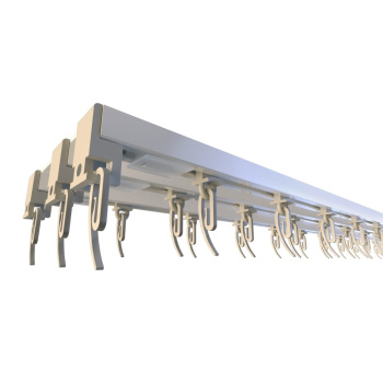 Трехрядный потолочный алюминиевый карниз (100-3 ролик)