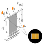 Скотч двухсторонний 29х50 мм «Regular» для платформы рулонной шторы