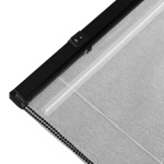 Римская штора черный подъем. мех. инд. размер «Лен» Оливковый (Мадрид)