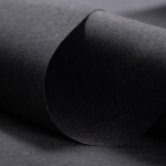 Рулонная штора «UNI 2» фурнитура Коричневая. Ткань коллекции «Тэсиро» Темно-серый