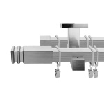 Двухрядный потолочный карниз для штор «Занотти» (20 НС 240)