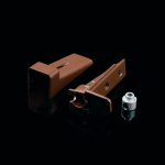 Кронштейн нижний пластиковый для лески комплект Besta (Коричневый)