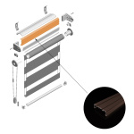 Профиль монтажный MGS L= 4 м Коричневый