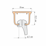Профиль «Отель» (L= 3,5 м Белый)