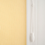 Рулонная штора «UNI 2» фурнитура Белая. Ткань коллекции «Лазурь» Бежевый