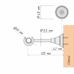 Кронштейн «Открытый Элегия I» (19 ХМ)