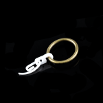 Крючок с ушком 6 мм упак. 100 шт (Белый)