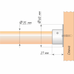 Кронштейн «Боковой открытый 35» (БЗ)