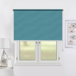 Рулонная штора «Toledo» ø28 фурнитура Сатин. Ткань коллекции «Плэин» Тиффани