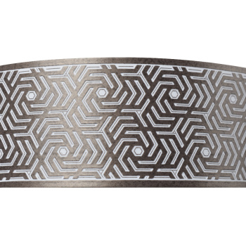 Декоративная планка «Арабеска» Кофе (70 мм)