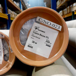 Ткань для рул. штор кол. «Скрин Виши» 5% Серо-белый (250 см рулон)