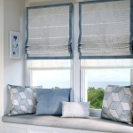 фото карниз для римских штор день-ночь «твинс one touch» белый в интернет-магазине Олексдеко