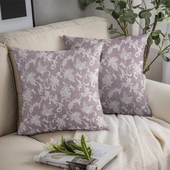 Подушка декоративная «Lino Milfler» «Lino» сирень (Холлофайбер)