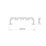 Профиль монтажный MGS L= 4 м Коричневый